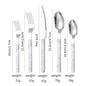 French Rivet ABS Handle Hotel Western Tableware Steak Knife Butter Knife Set
