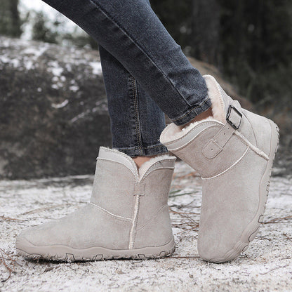Unisex Warm Fleece-Lined Snow Boots – Anti-Slip Winter Boots for Men & Women FitiqueFit