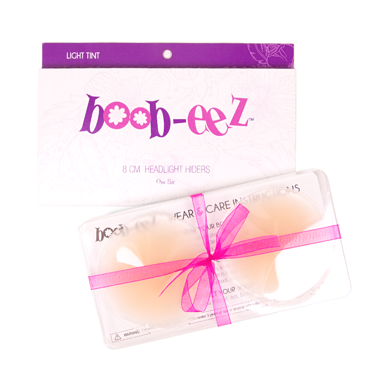 8cm Boob-eez Headlight Hiders - Light Tint Boob-eez