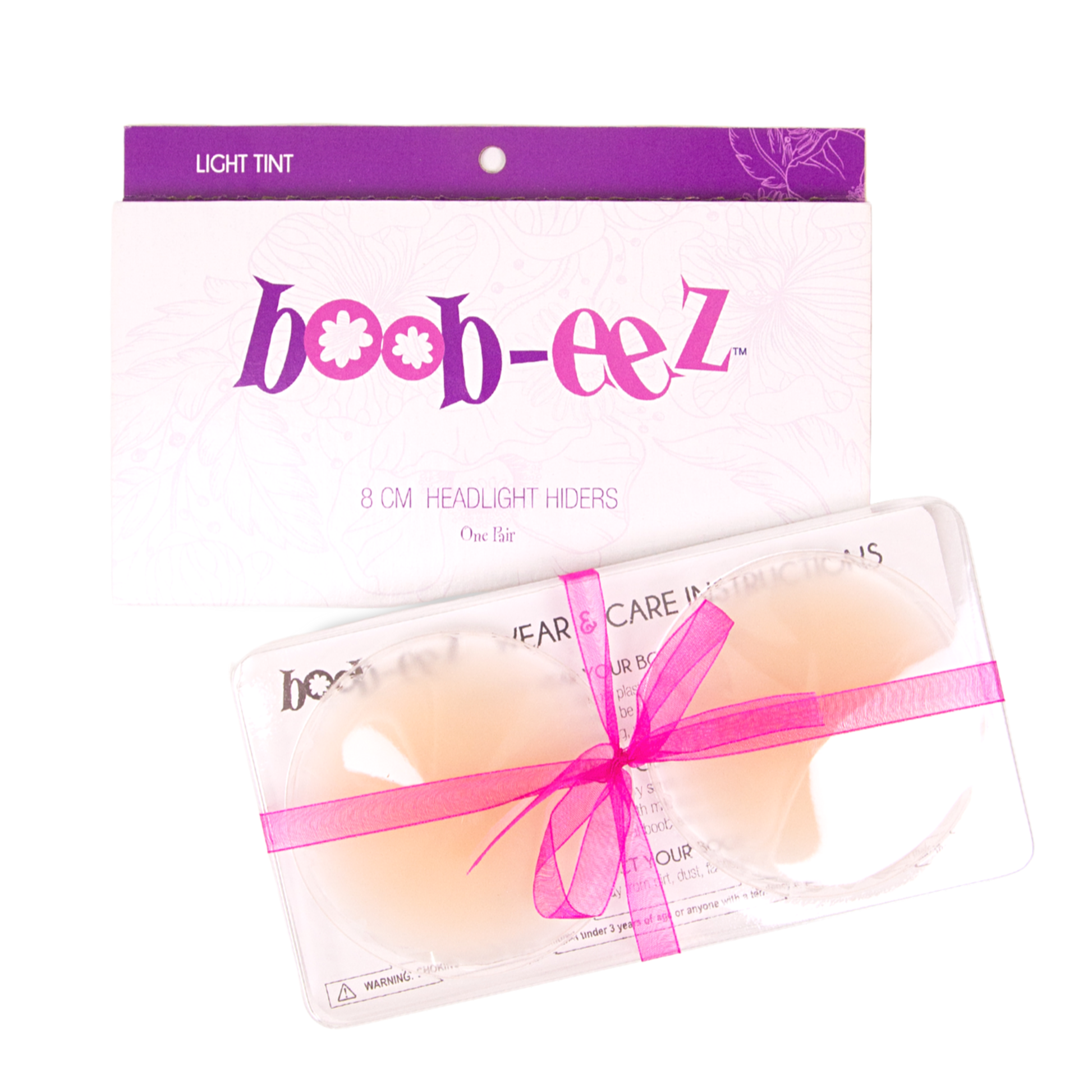 8cm Boob-eez Headlight Hiders - Light Tint Boob-eez