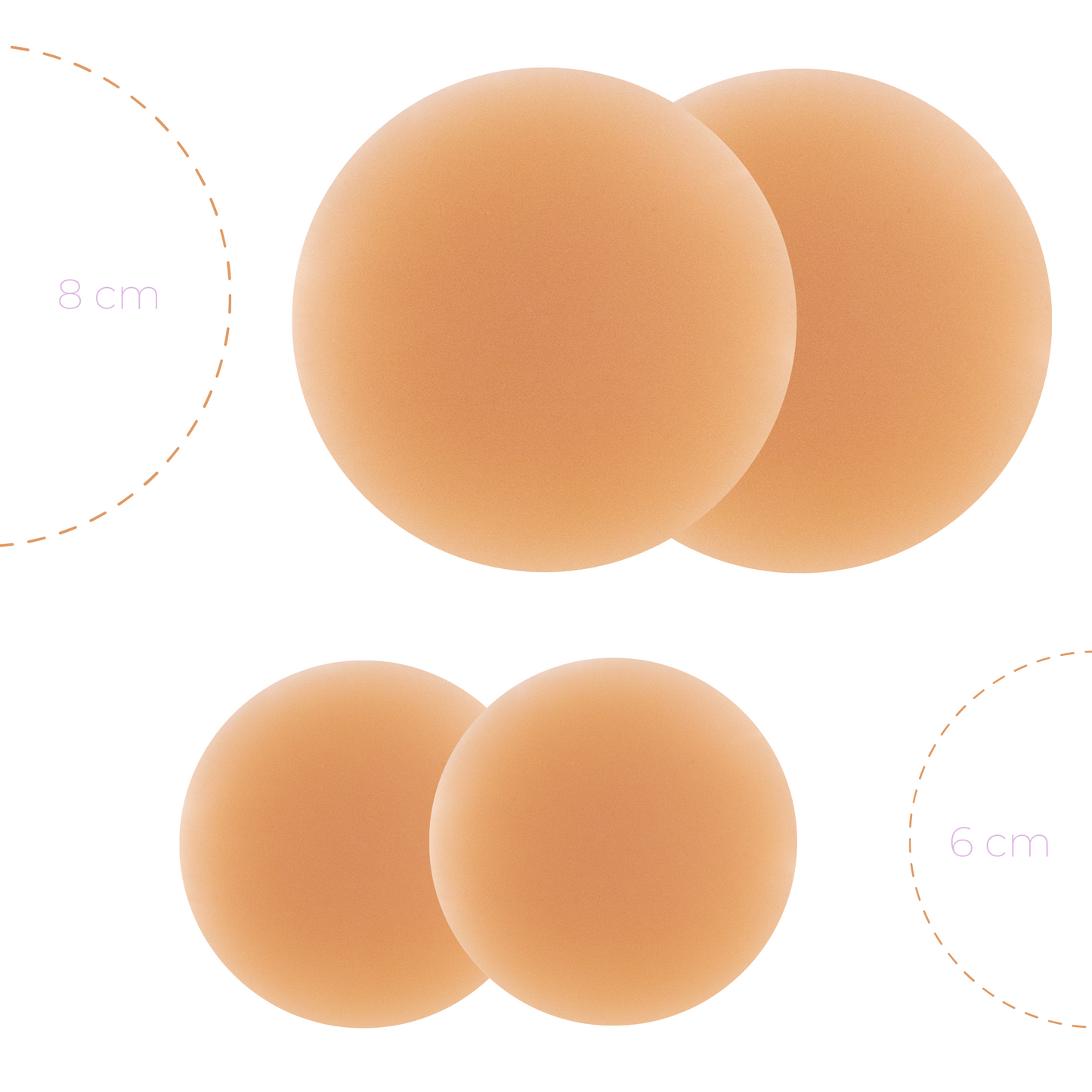 Limited Edition White Basics Bundle - Medium Nude Boob-eez