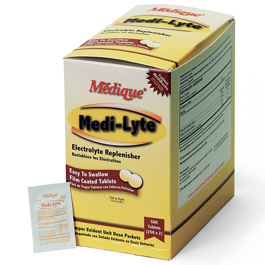Medi-Lyte Electrolyte Replenisher, 500/box quakekits.com