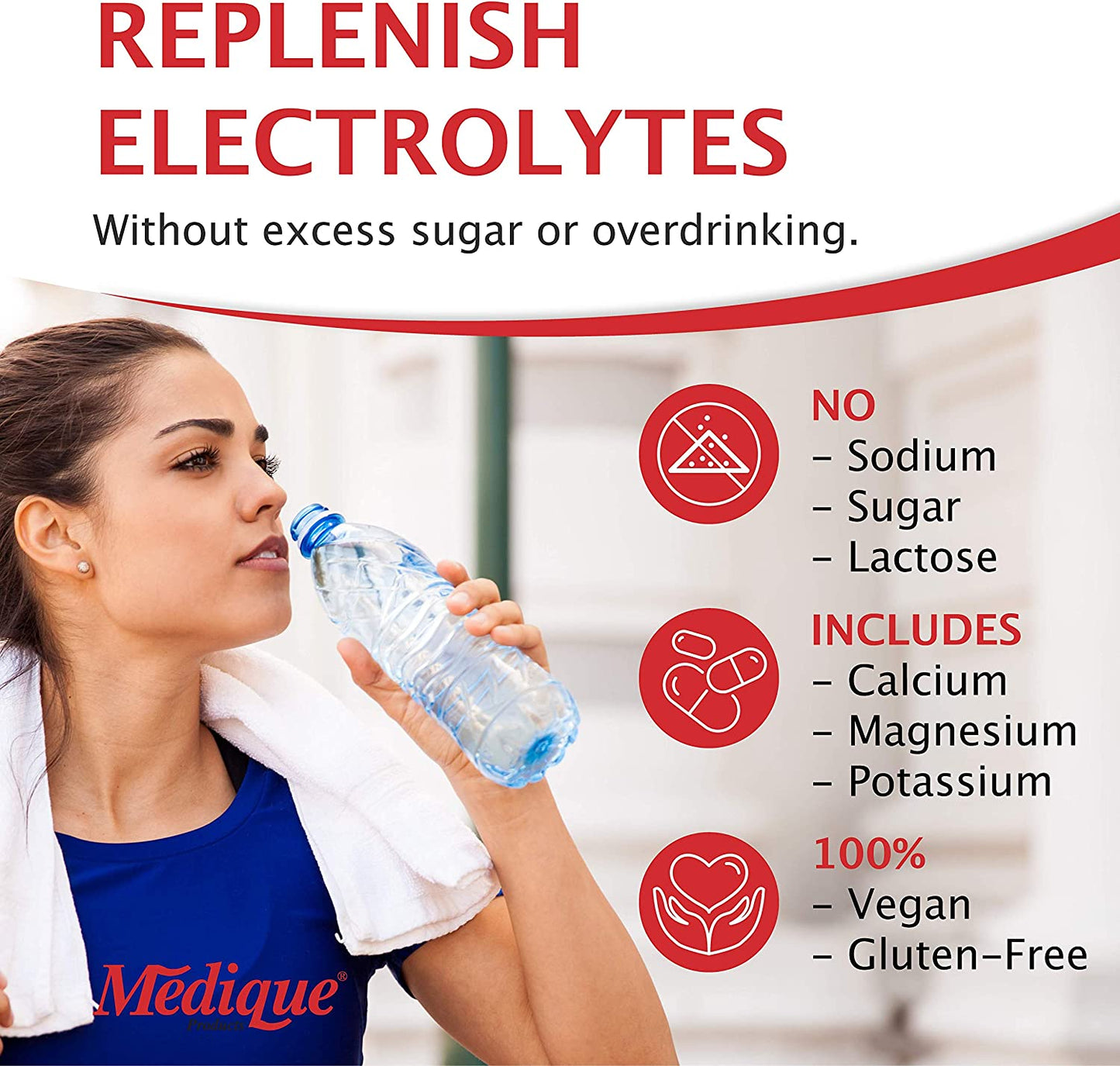 Medi-Lyte Electrolyte Replenisher, 100/box quakekits.com