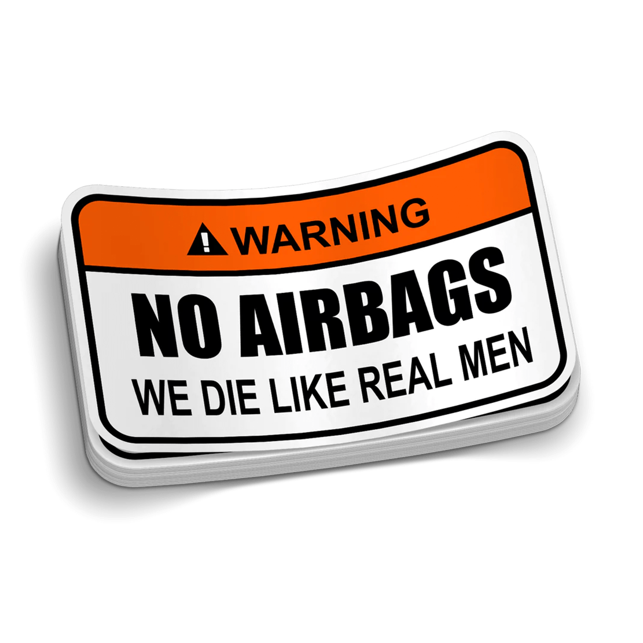 No Airbags Decal Armed American Supply