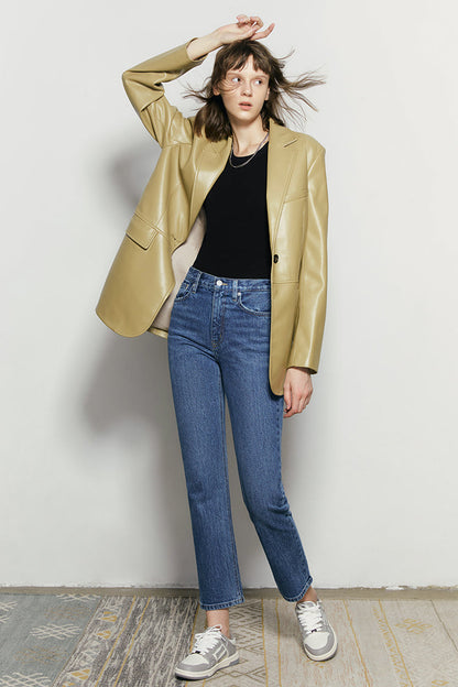 Activity Grrrl High Rise Kick Crop Jeans HJ017 Hey Joanie