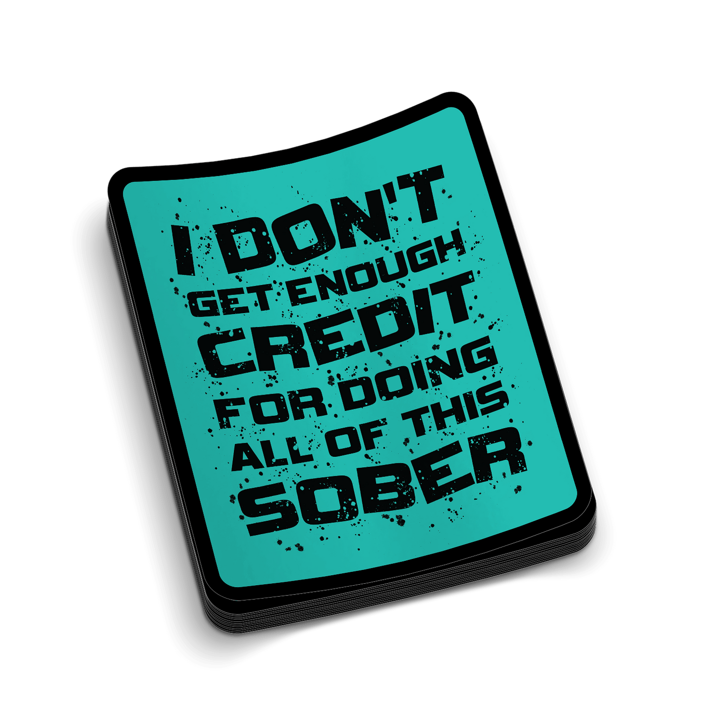 Sober Hard Hat Decal Armed American Supply