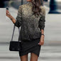 Wild West Chic Long-Sleeved High-Neck Irregular Dress for Cowgirls Country in My Heart