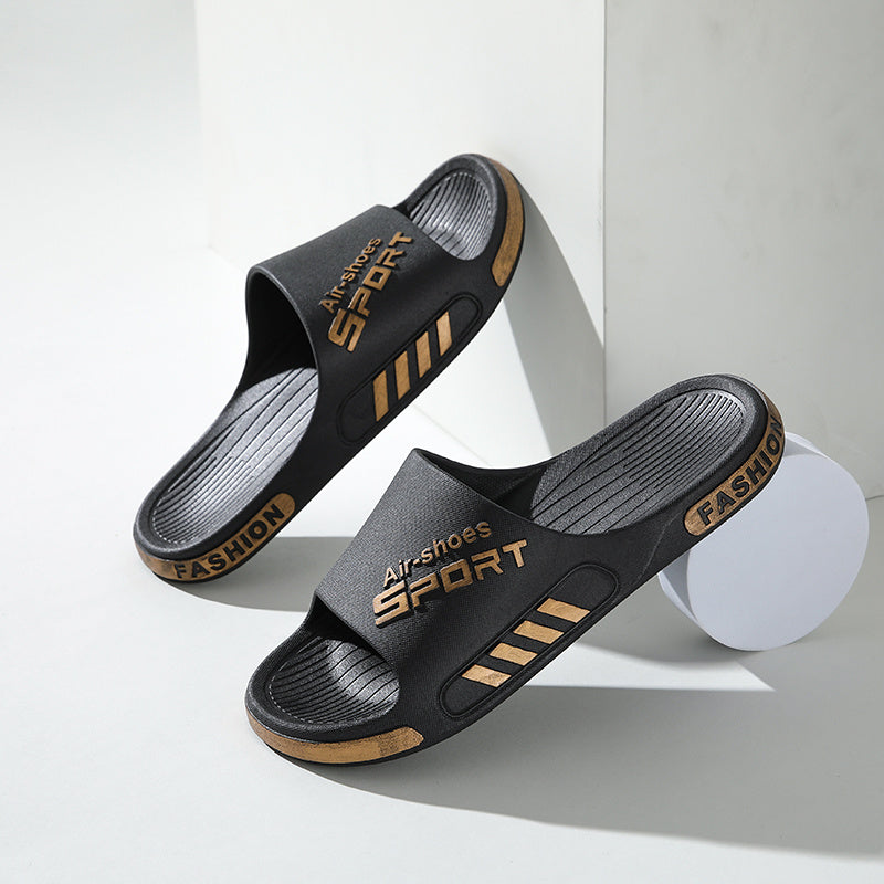 Affordable Summer Casual Slides for Men, Suitable for Outdoor Use And Home Bathrooms, Made of Non-Slip PVC NovaCart
