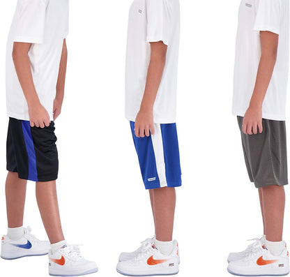 Ultimate Comfort and Style: Boys 3-Pack Basketball Shorts for Active Kids