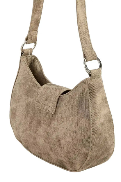 Fame Buckle Detail Hobo Shoulder Bag West2East Surf