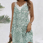 Women’s Lace Patchwork Floral Print Dress FitiqueFit