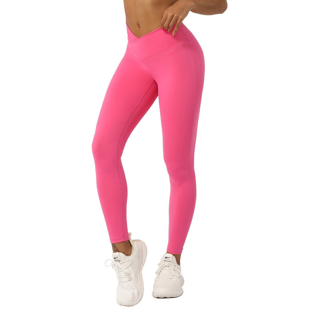 V-Shaped High-Waisted Yoga Pants | Skinny Fit Workout Pants for Fitness & Yoga Country in My Heart