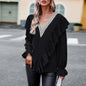 Demure Commuter V-Neck Long Sleeve Shirt Country in My Heart