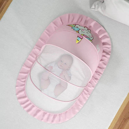 Baby mosquito net cover baby crib Mongolian yurt full face mosquito proof cover children's foldable bottomless mosquito net