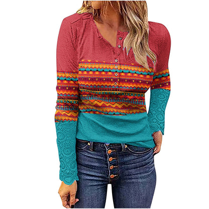 Desert Sunset Cowgirl Knit Top Country in My Heart