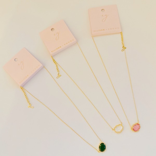 Clustered Glass Jewel Necklace Shop Style & More | Fresh Looks, Everyday Deals & Free Shipping