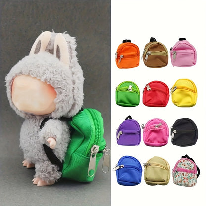 For LABUBU 11.81inch Doll 1/6 BJD Doll Mini Bag Backpack Mini Doll Bag Doll House Decoration Toy Accessories For Gifts Halloween, Christmas Gift NovaCart