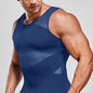 SCARBORO Men's Compression Shirt for Body Shaper Slimming Vest Tight Tummy Underwear Tank Top NovaCart
