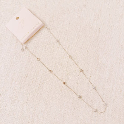 A Dozen Of Bezel Sparkle Station Necklace Shop Style & More | Fresh Looks, Everyday Deals & Free Shipping