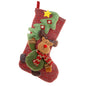Christmas Decorations Knitted Yarn Large 3D Santa Claus Snowman Deer Christmas Socks Gift Bag