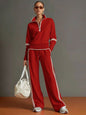 Women’s Casual Long Sleeve Two Piece Sports Set FitiqueFit