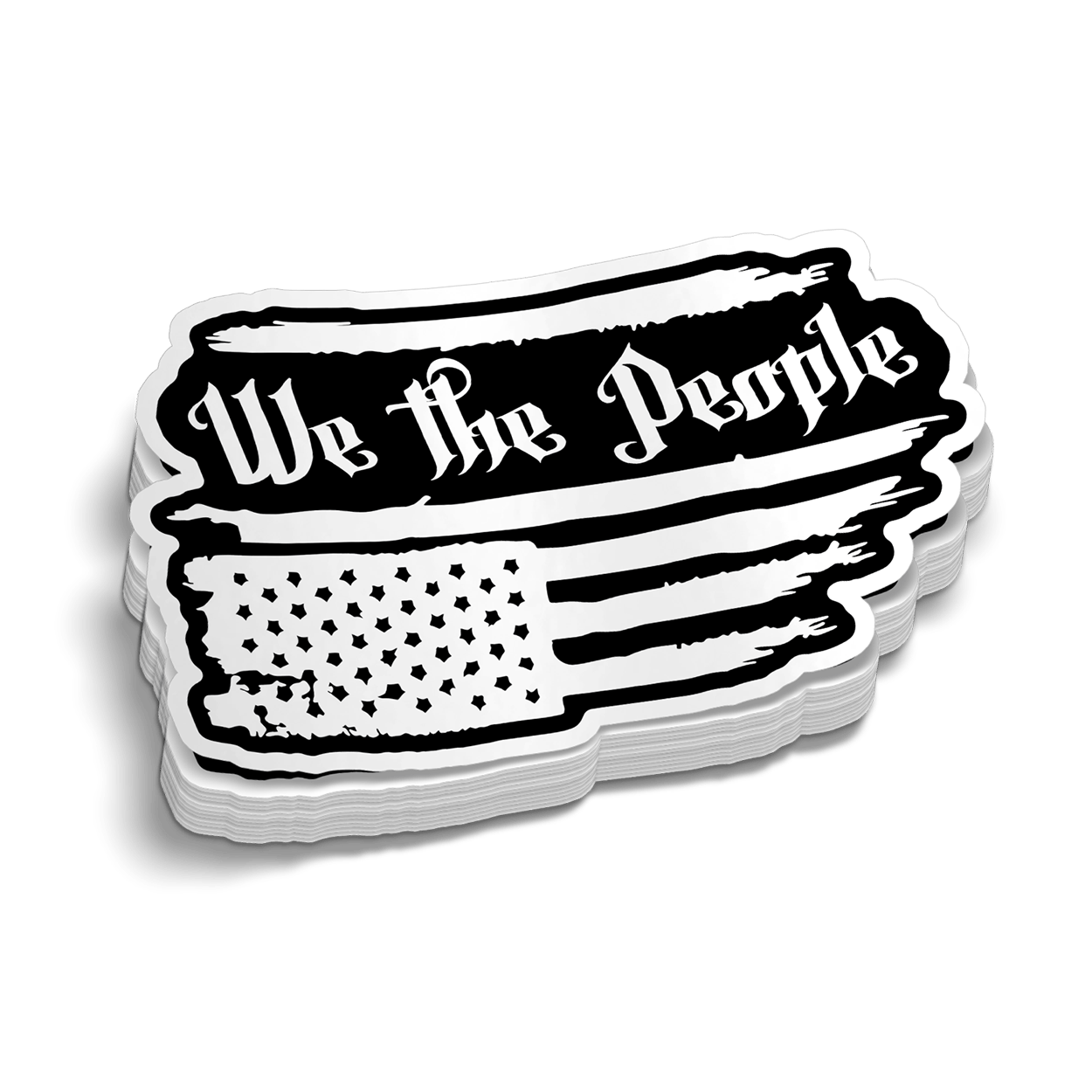 We The People Hard Hat Decal Armed American Supply