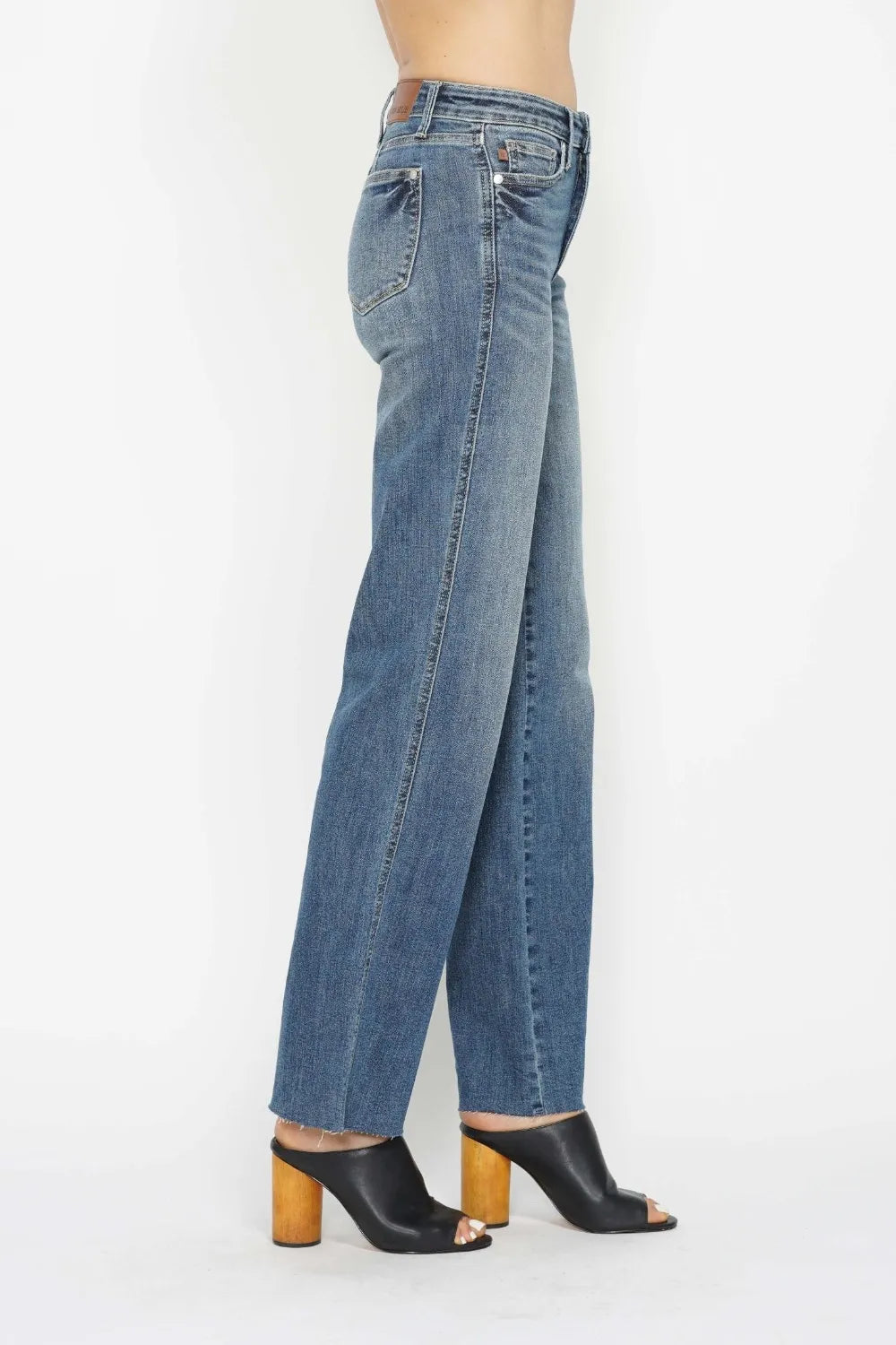 Judy Blue Full Size Tummy Control Straight Jeans New Era Fashion LLc