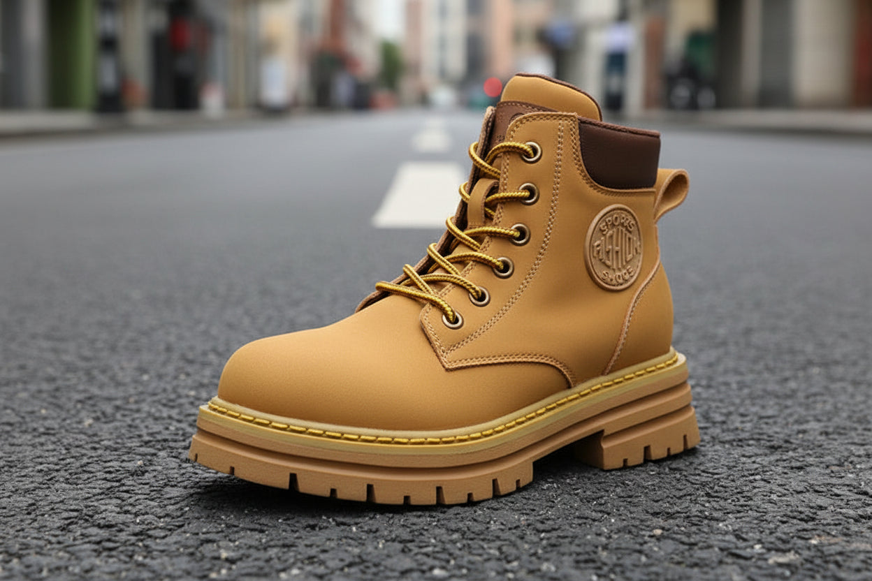 Women’s Genuine Leather Martin Boots FitiqueFit
