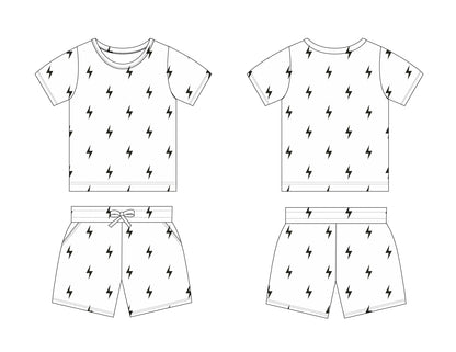 Garth - Pocket Short Set Blush Lotus