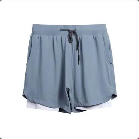 Men's Quick Dry 2-in-1 Gym Shorts with Liner SnagBag