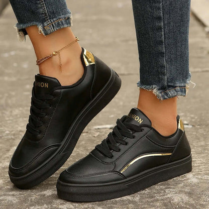 Fashionable Slip-on White Flats with Thick Sole for Women SnagBag