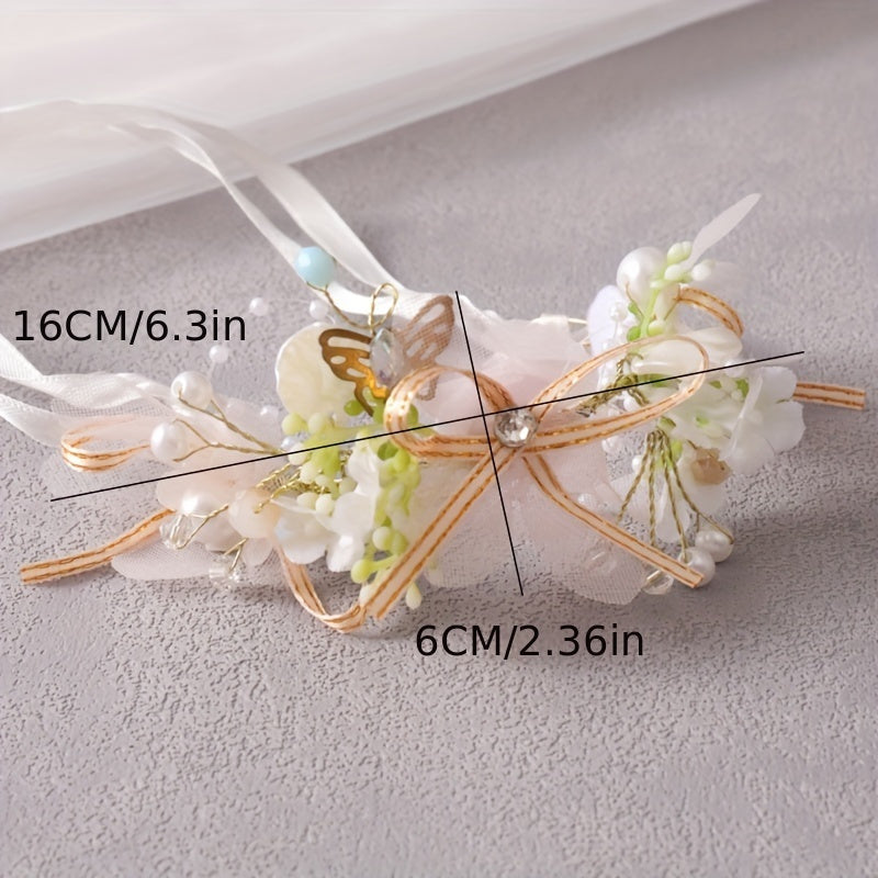 Bridal Accessories Flower Butterfly Bridal Headband Hairband Accessories Performance Headpiece NovaCart