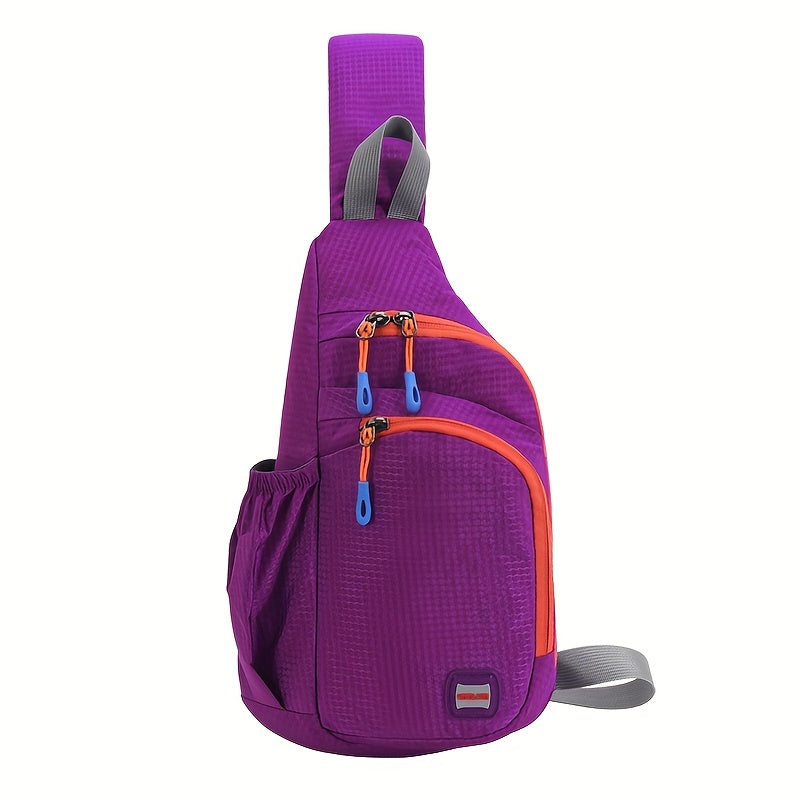 [Nylon Shoulder Bag] Nylon Shoulder Bag - Crossbody Chest Bag for Men and Women - Casual Sports Water Bottle Chest Bag - Outdoor Cycling Bag NovaCart