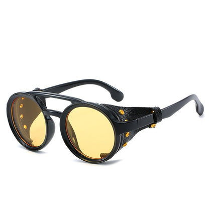 Steampunk Sunglasses Brand Design Round Sunglass FitiqueFit
