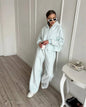 Women’s Sportswear Set Solid Color Cardigan Set FitiqueFit