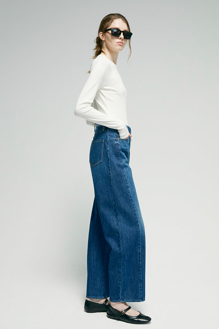 Crush Curve Ankle Jeans HJ052 Hey Joanie