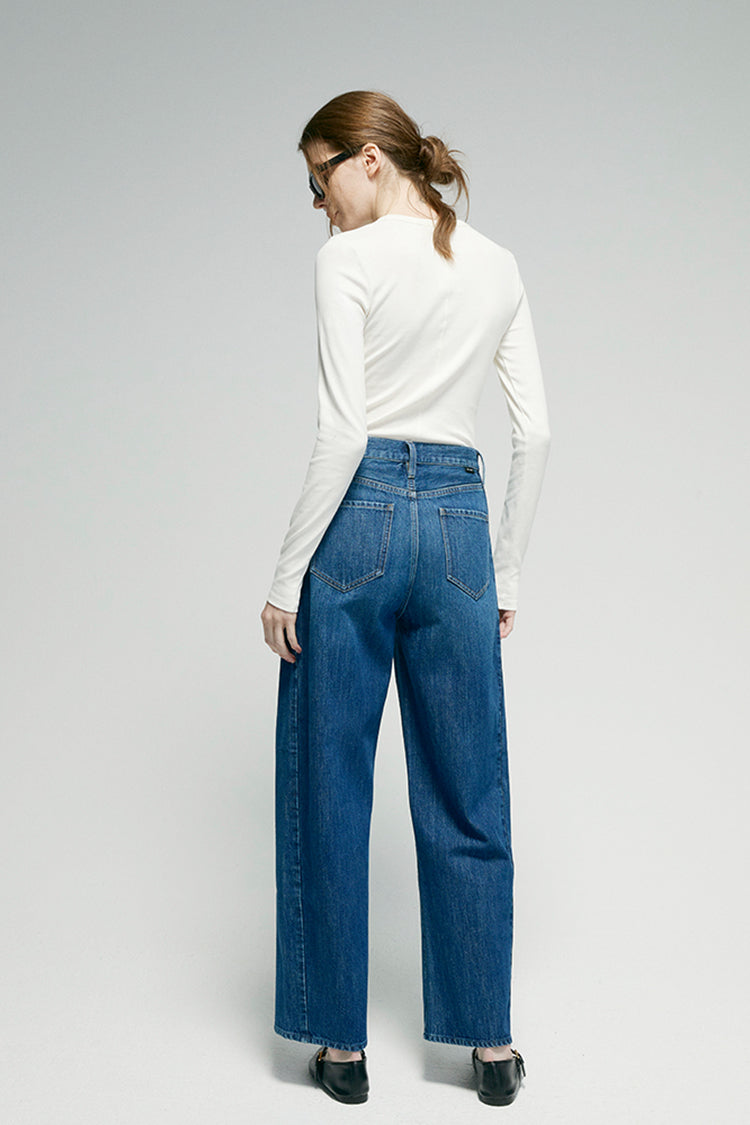 Crush Curve Ankle Jeans HJ052 Hey Joanie