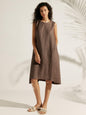 100% Linen Sleeveless Dress SIENNA LINTICO