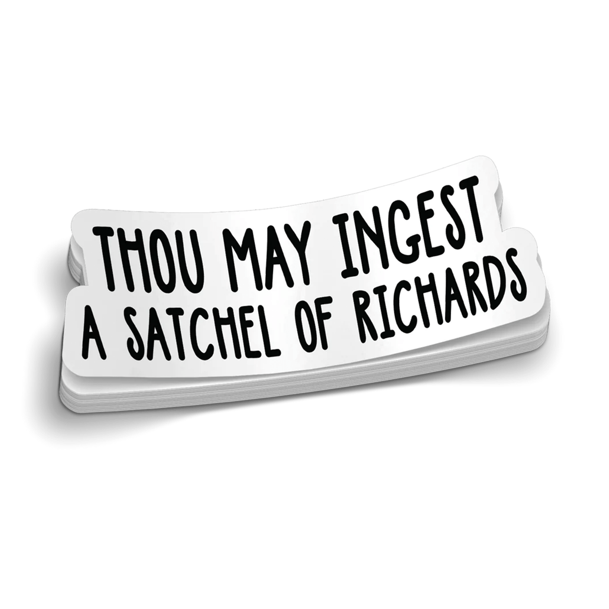 Satchel Of Richards Hard Hat Decal Armed American Supply