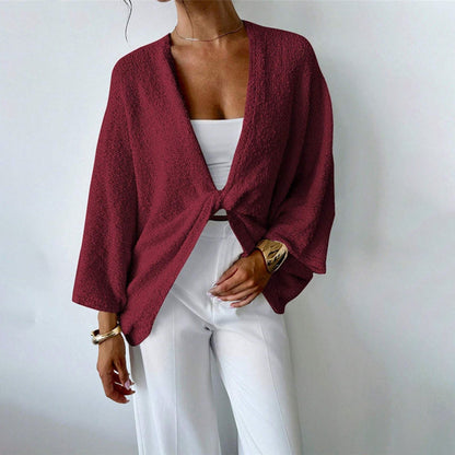 Women’s Criss Cross Knit Sweater FitiqueFit