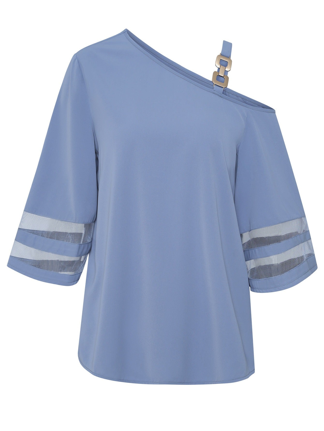 Western Chic One Shoulder Blouse Country in My Heart