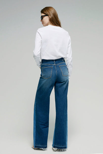 Shadow Split Wideleg Jeans HJ056 Hey Joanie
