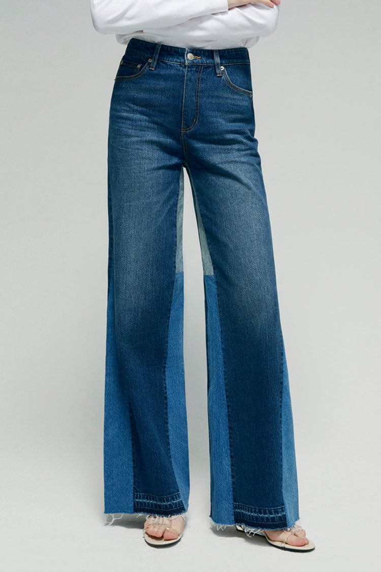 Shadow Split Wideleg Jeans HJ056 Hey Joanie