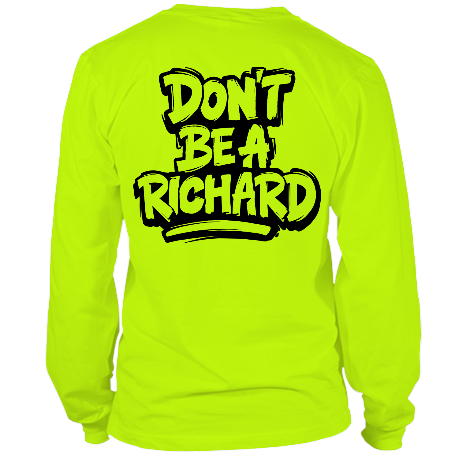 Richard - Long Sleeve Safety Yellow Hi-Vis T-Shirt Armed American Supply
