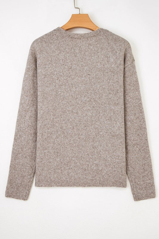 Polka Dot Drop Shoulder Sweater Shop Style & More | Fresh Looks, Everyday Deals & Free Shipping