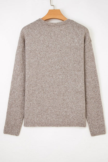 Polka Dot Drop Shoulder Sweater Shop Style & More | Fresh Looks, Everyday Deals & Free Shipping