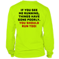 Run - Long Sleeve Hi-Vis T-Shirt Armed American Supply