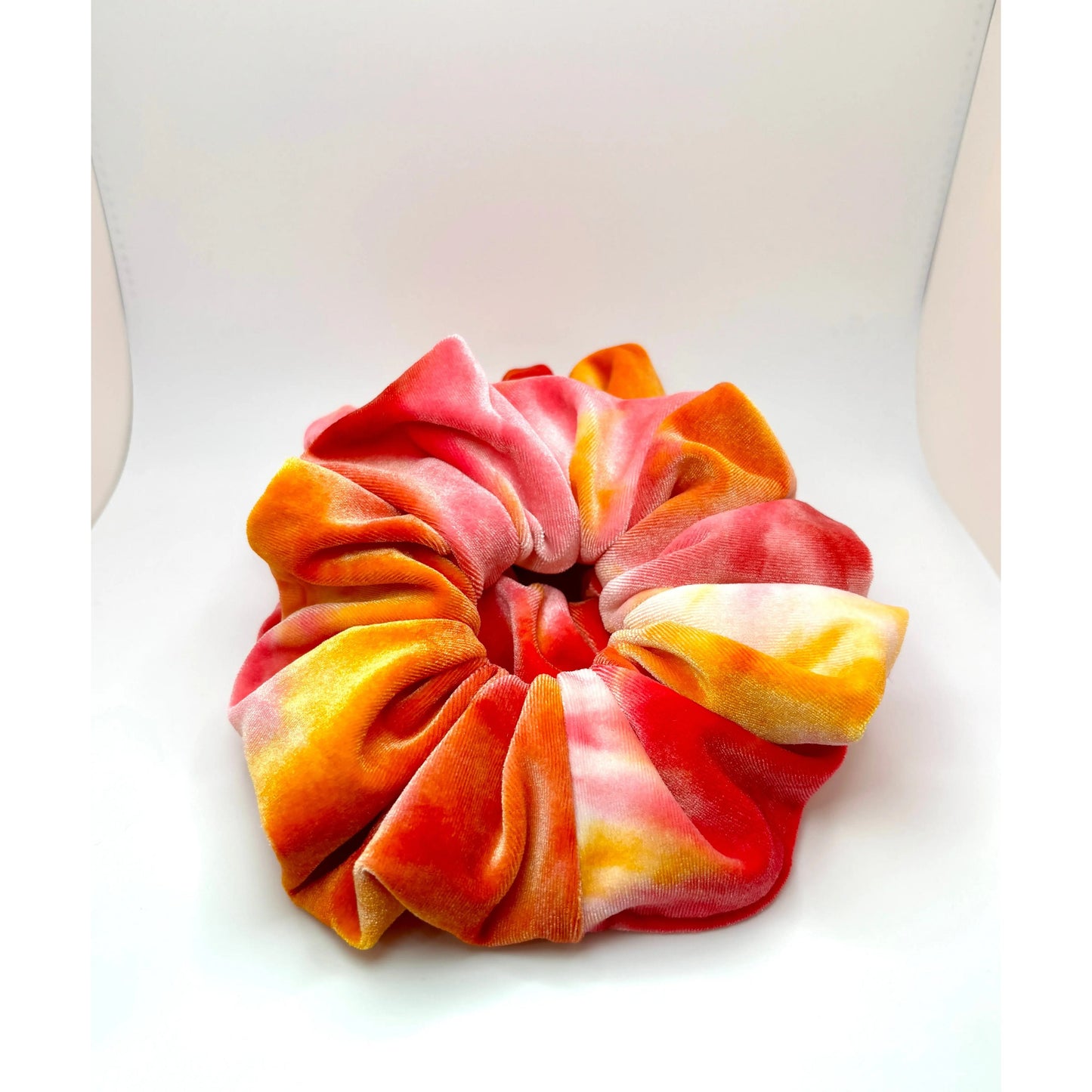 Sunset Tie Dye Velvet Summer Scrunchie Enchanted Scrunch