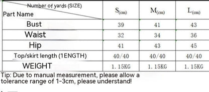 Niche Design Rhinestone Bow Knitted Coat Skirt Outfit See size chart under “more details” The Fashion Celestial