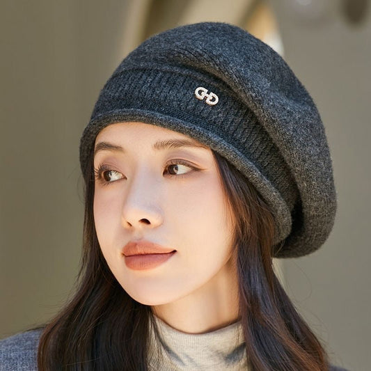 Women’s Wool Knitted Winter Hat — All-Match Knit Beanie FitiqueFit